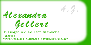 alexandra gellert business card